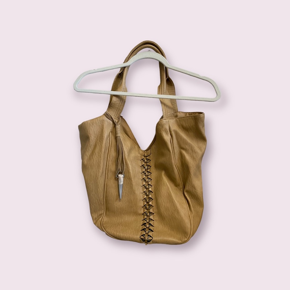 bohemian tan purse.